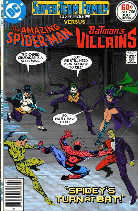Super-Team Family: The Lost Issues!: Spider-Man Vs. Batman's Villains