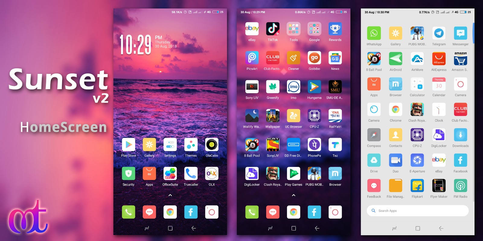 Sunset v2 [MIUI Theme] MI Themex MIUI Themes, Redmi Themes