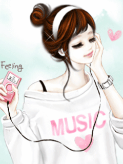 I AM Roses: [Picts] Gif Girl Korea's Cartoons (18P)