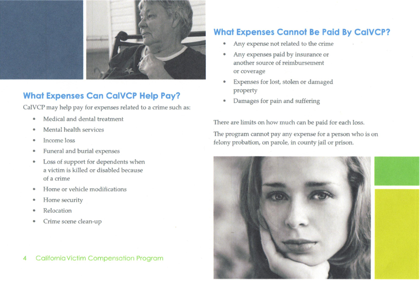 OC Community Resources: California Victim Compensation Program