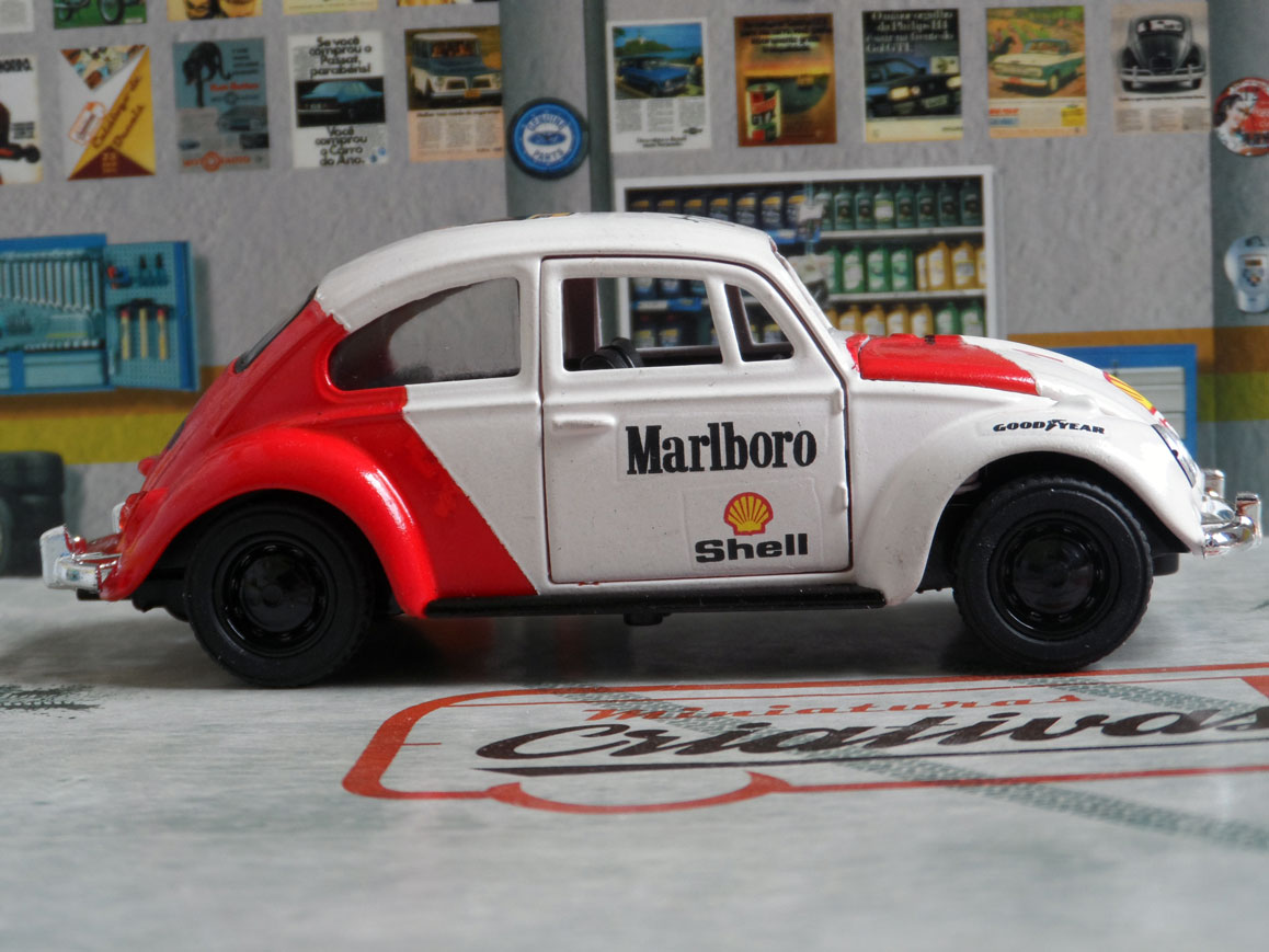 Miniatura Fusca Ayrton Senna - Fórmula 1