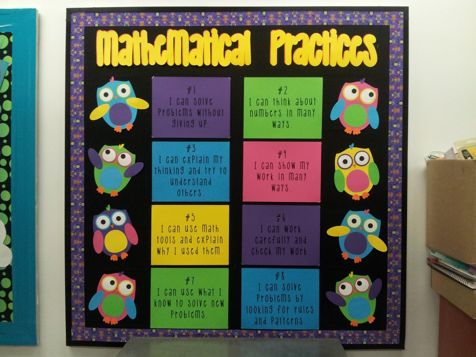 Math By Tori Standards For Mathematical Practices Bulletin Board Math By Tori Standards For Mathematical Practices Bulletin Board