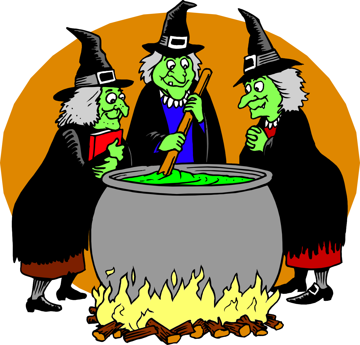 clipart cartoon witches - photo #49