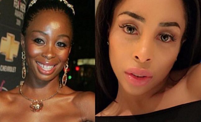 Top 4 SA Celebs Before and After Skin Bleaching and lightening - The