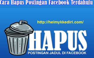 Cara menghapus semua status lama difacebook - Blog Orang IT
