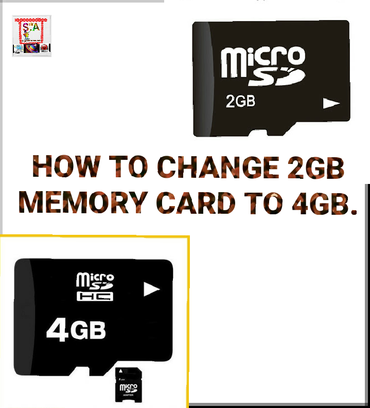 Tech How to convert 2GB memory card to 4GB.