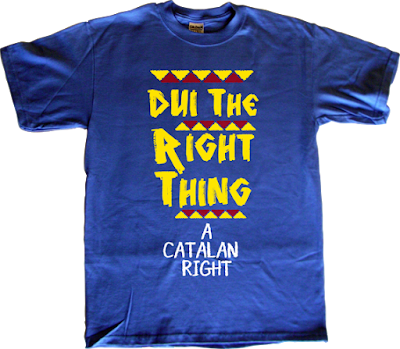 dui declaració unilateral d'independència independence freedom catalonia spike lee do the right thing movie t-shirt ephemeral-t-shirts