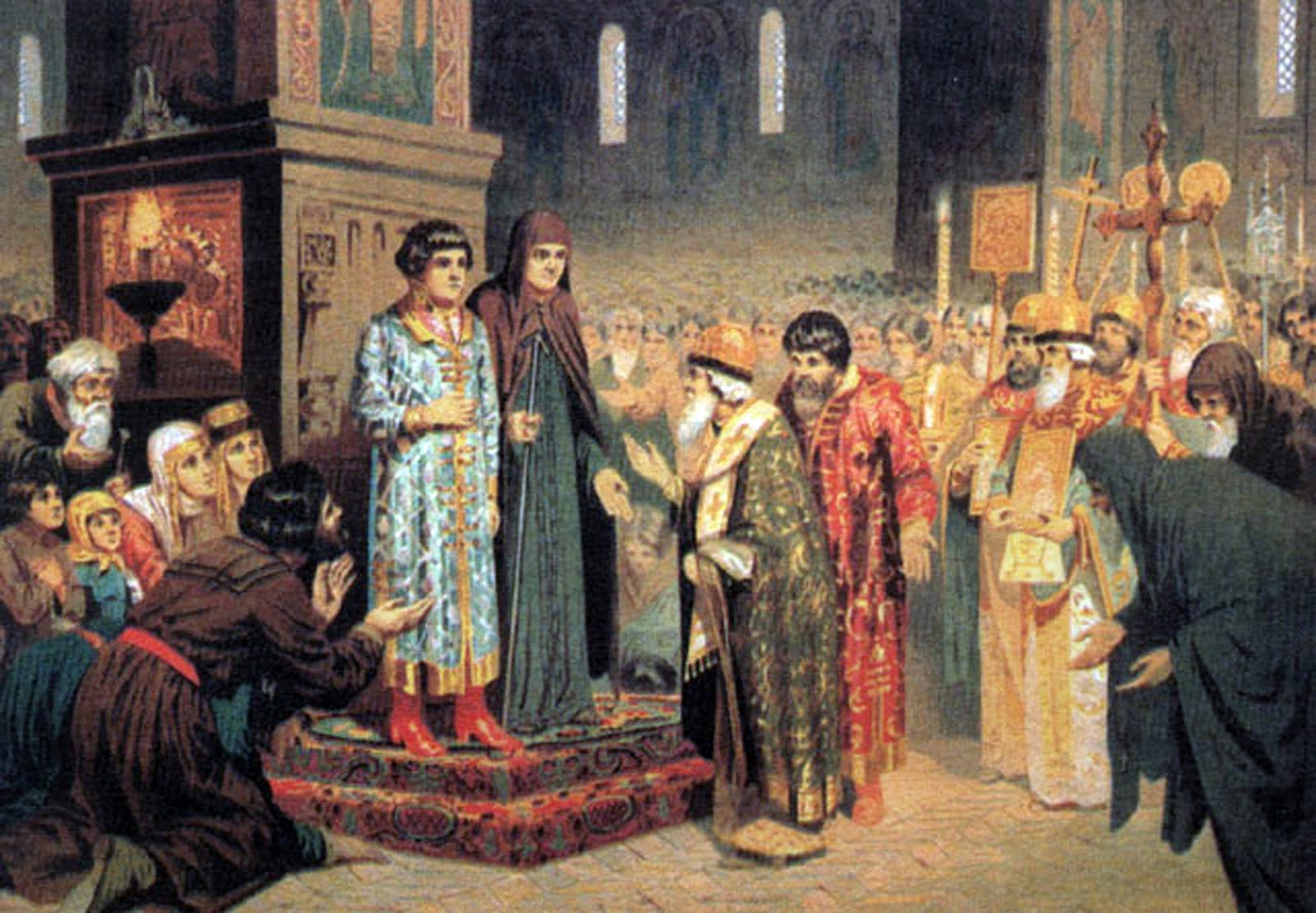 Первым русским царем избранным. Избрание Михаила Романова 1613.