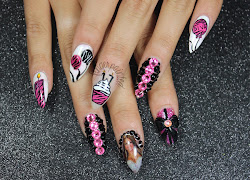 birthday nail nails easy 21st themed cake