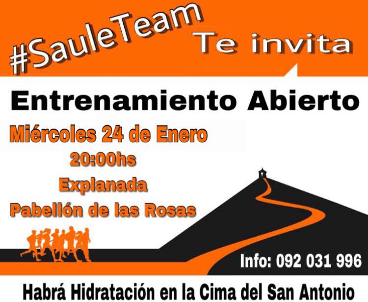 RUN URUGUAY Doble San Antonio 2º ENTRENAMIENTO GRATUITO Y ABIERTO