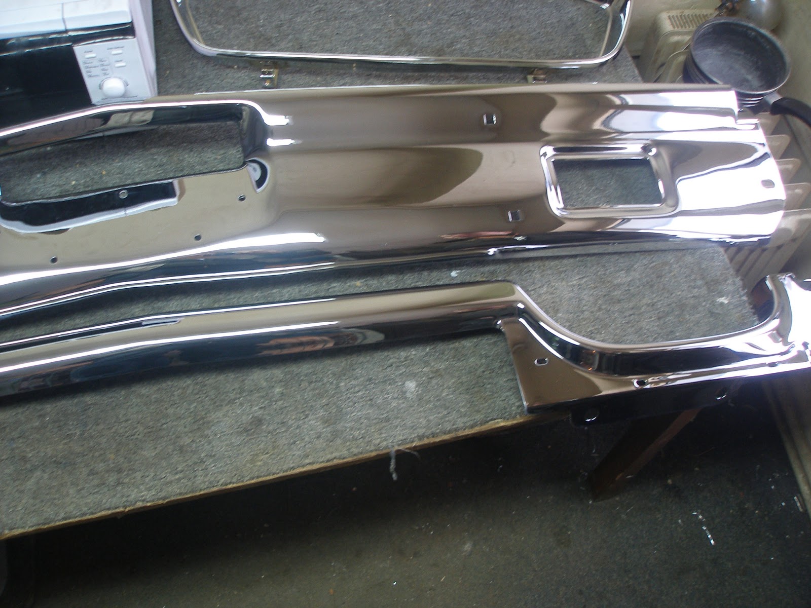 Rechroming Chrome Renovation Classic Car parts chrome plating