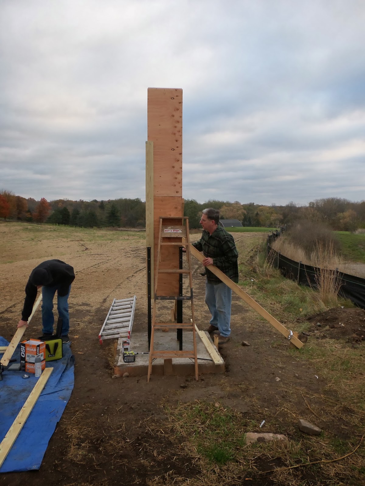 Tree Town Turf Guy Eagle Scout Project (Chimney Swift Tower)