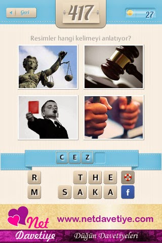 Resimli Kelime Bulmaca Cevapları: 4 Harfli Cevaplar