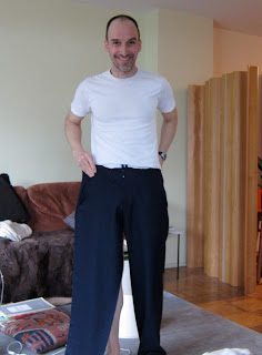 male pattern boldness: Suit Pants Day 4 - Whoops!