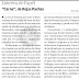 Artículo sobre Carne de Daniel Rojas Pachas en el Mercurio de Antofagasta [por Nicolas Said]