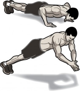 press up training body weight