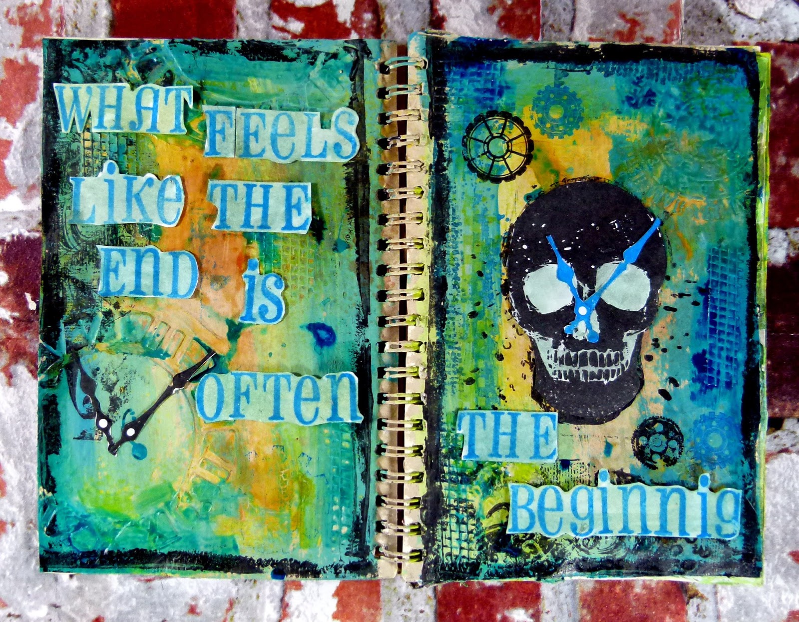 Mixed Media Art Journal The Beginning Life in a Snapshot