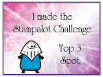 I made the Top 3 at Sir Stampalot