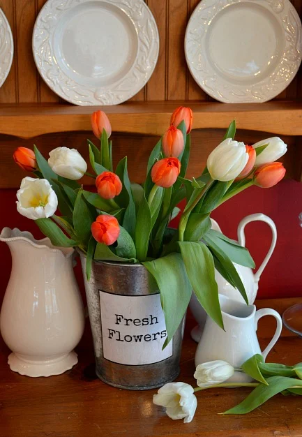 How To Label A Galvanized Tub Flower Bucket DIY