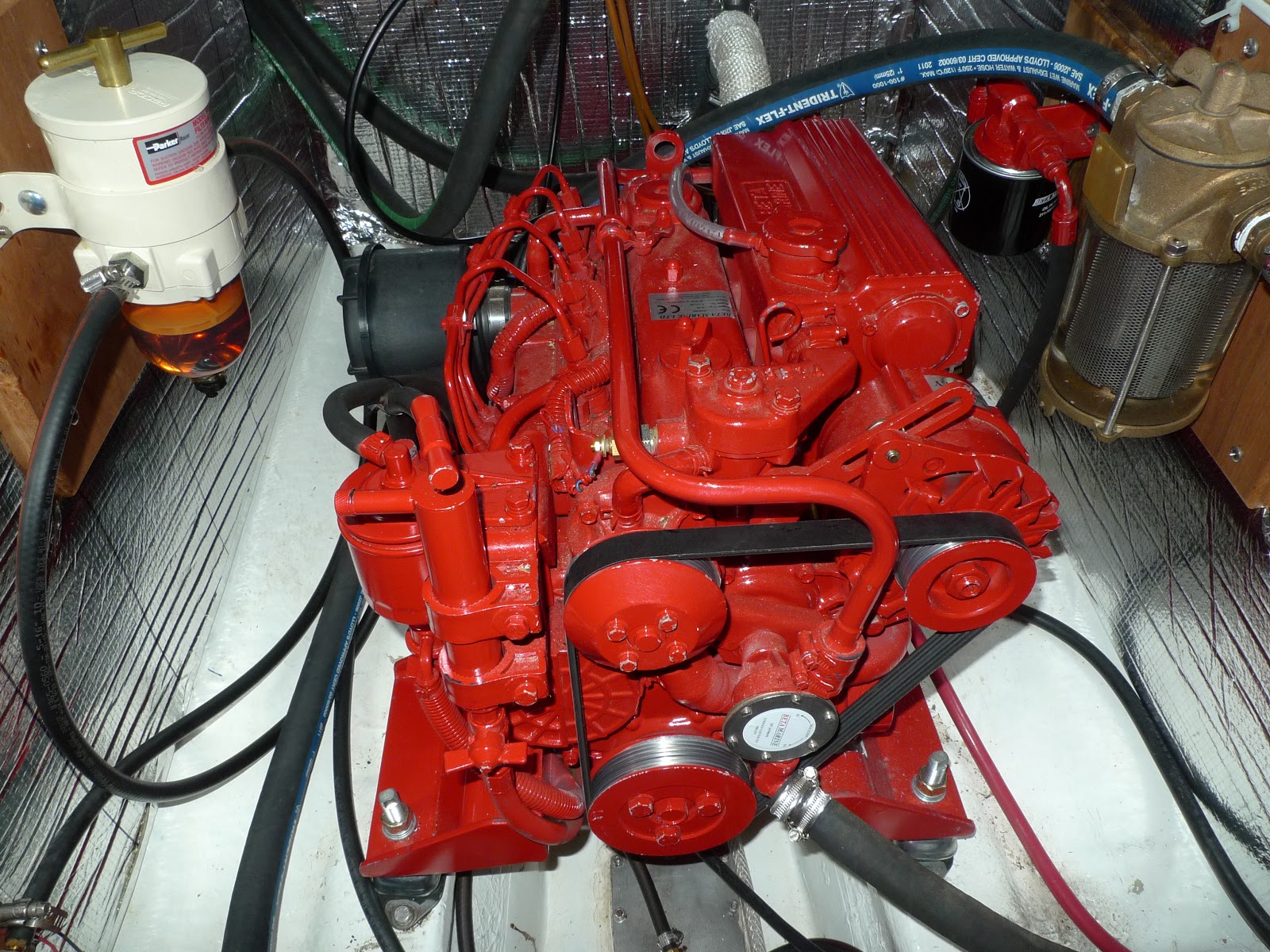 Hallberg Rassy Rasmus Owners Blog: Beta Engine Installation Photos