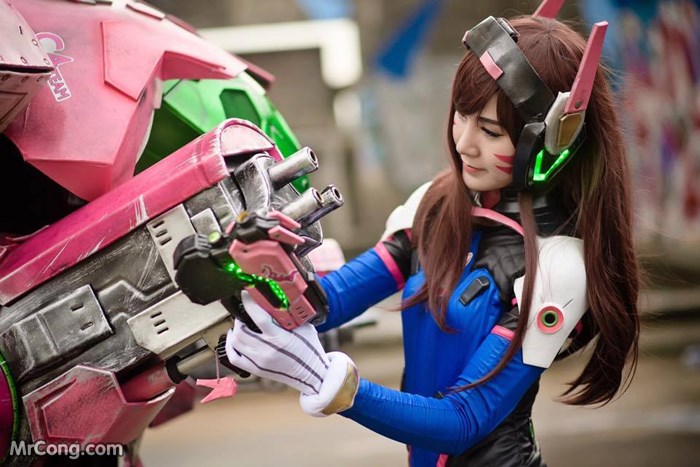 Cosplay D.Va (Overwatch) beautiful by the beautiful Jiratchaya Wangdan (10 photos)