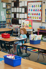 all things simple: first day of kindergarten: a big thumbs up!