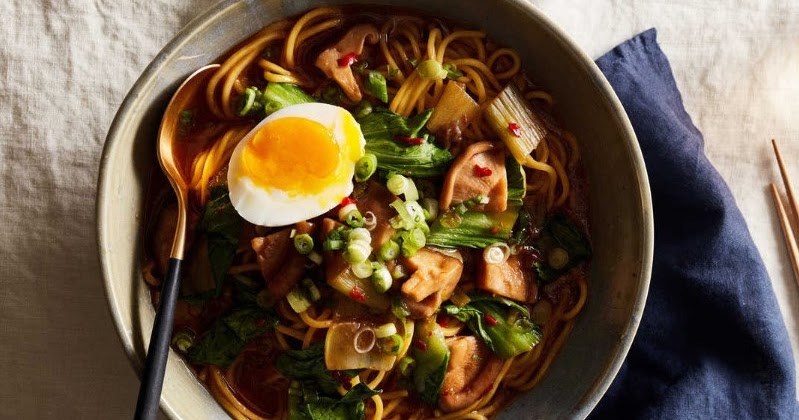 Asian Mushroom Ramen Noodles #noodle #vegetarian