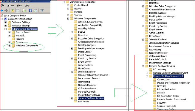ReConnecting to Remote sessions using group policy edit ReConnecting to Remote sessions using group policy edit