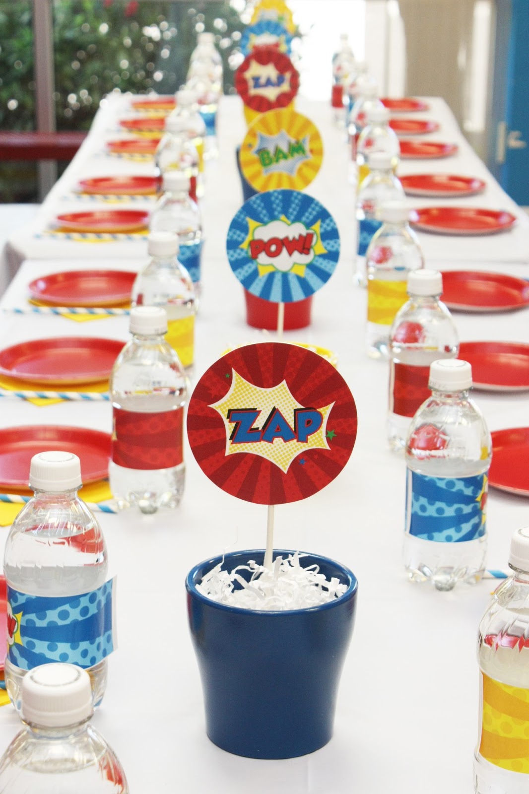 5M Creations Twin Superhero Party