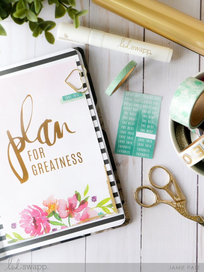 Creative Ways With Heidi Swapp Floral Planner by Jamie Pate | @jamiepate for @heidiswapp
