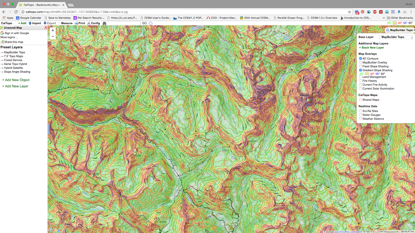 Navigation while - Caltopo2