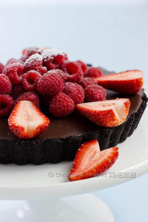 樹莓巧克力塔 Raspberry and Chocolate Tart01