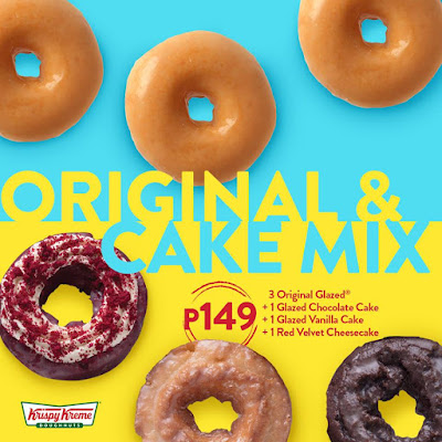 Krispy kreme original and cake mix promo