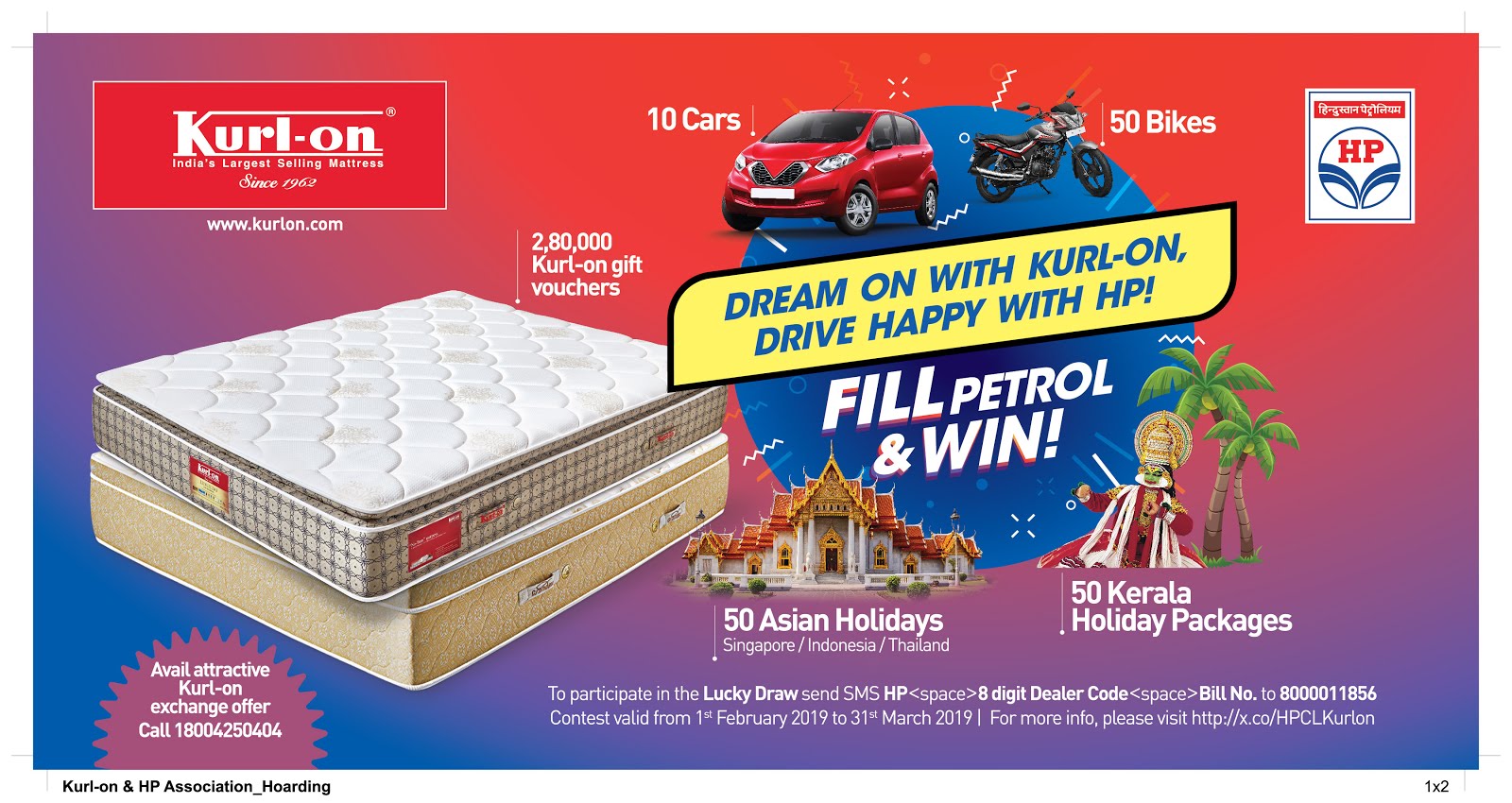 DREAM ON WITH KURLON ….DRIVE HAPPY WITH HP HPCL KurlOn Campaign 2019