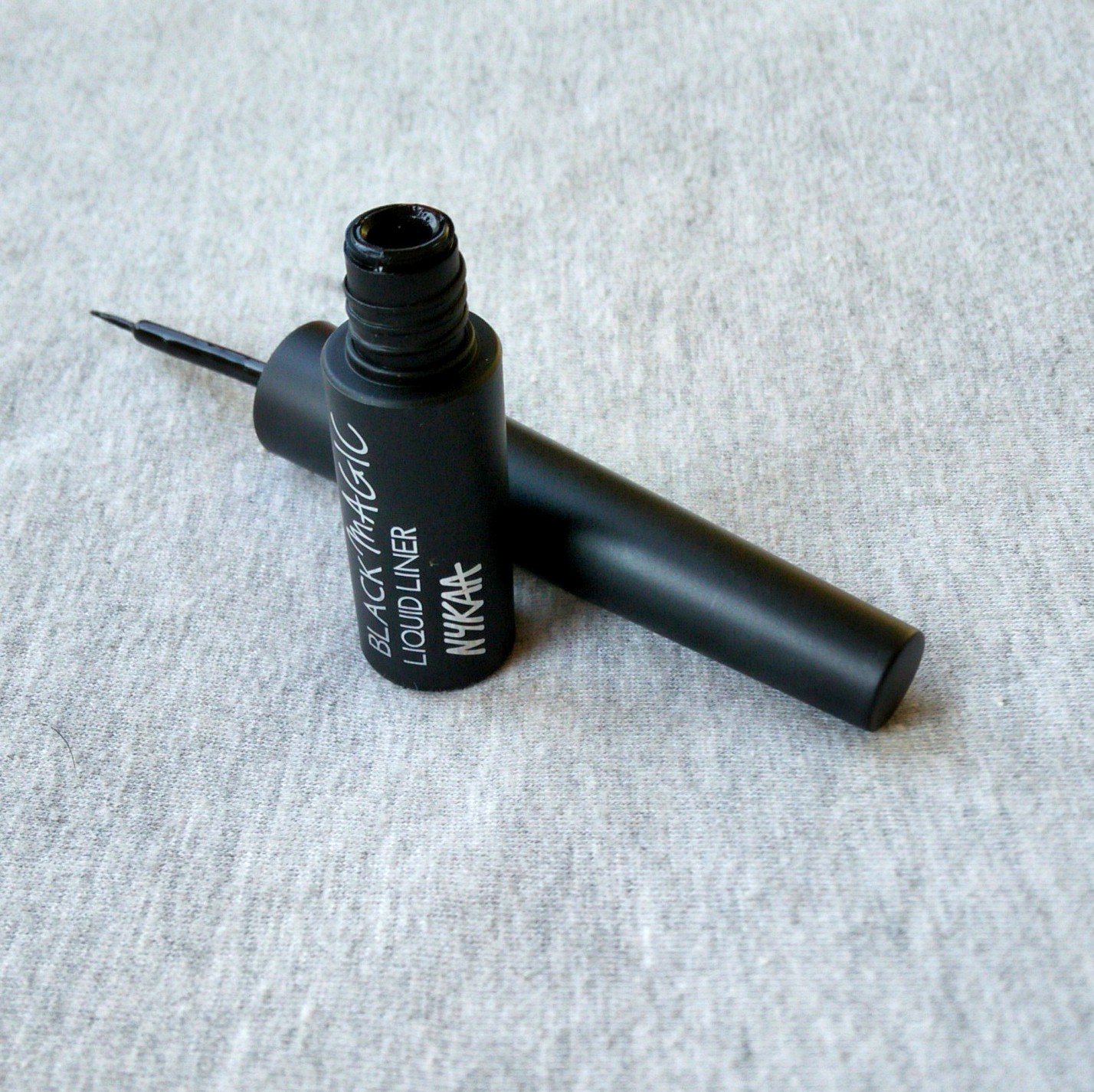 Arpita's Nykaa Black Magic Liquid Eyeliner in SUPER BLACK