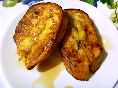 Banana Stuffed French Toast - Slice of Southern