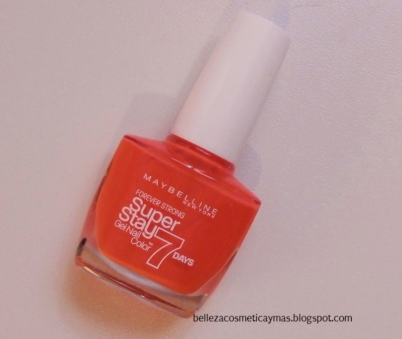 Esmalte Maybelline Superstay 7 Días (tono Orange Couture)