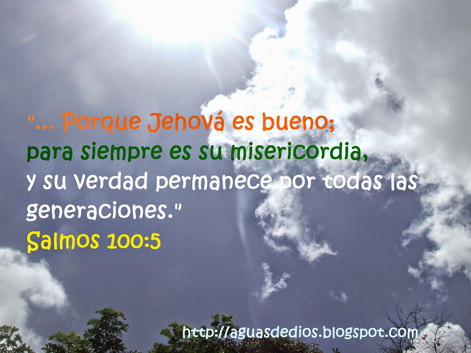 Compartamos la Palabra de Elohim: Porque Jehová es bueno; para siempre ...