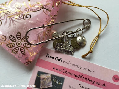 Stitch markers from Charmed Knitting