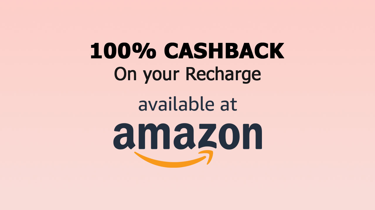 100 Cashback on Mobile Recharge through Amazon SHOFFERS Online