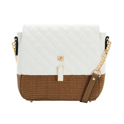 Bolsa Rafitthy Amendoa/Branco