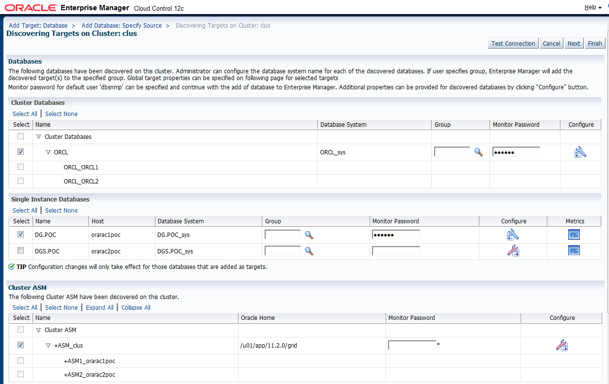 MiDBA configure EM 12c to monitor physical standby database