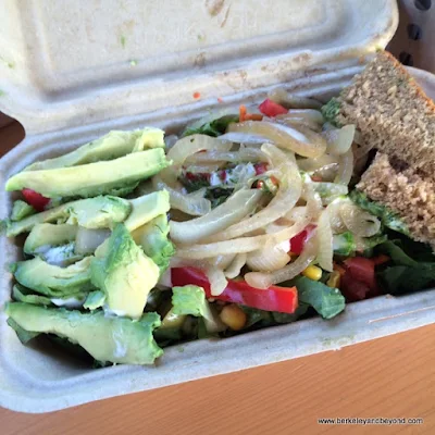 veggie salad at Westbrae Biergarten in Berkeley, California