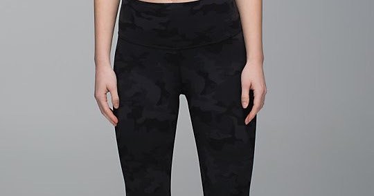 black camo lulu leggings