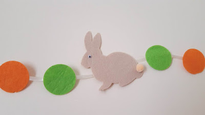 DIY felt bunny garland DIY felt bunny garland