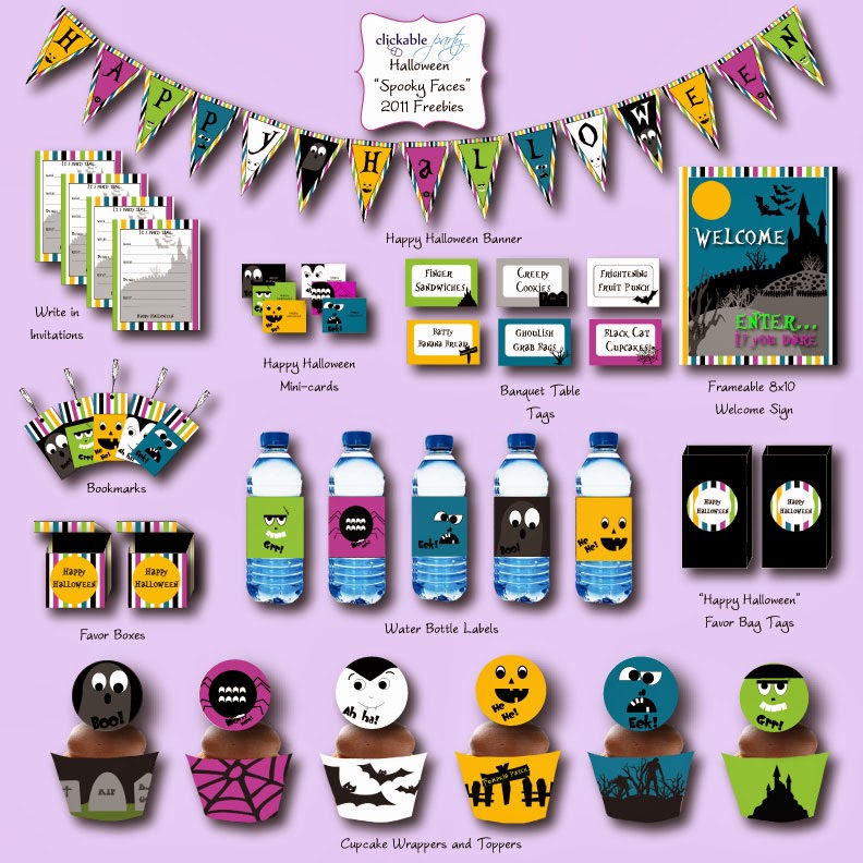 Halloween Mini Kits para Imprimir Gratis. Ideas y material gratis