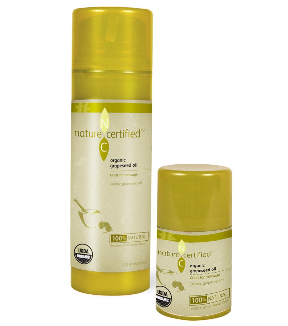 Nature Certified Organic Grapeseed Oil