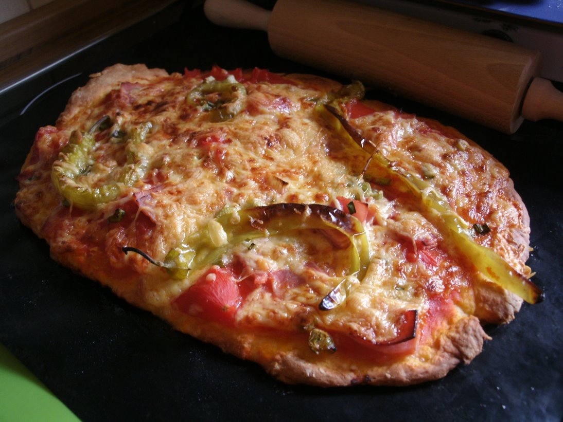 bunter-kochloeffel: Quark Ölteig-Pizza