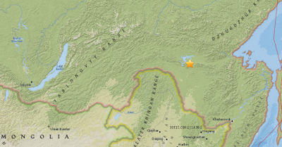 Stanovoy Mountains Map Siberia%2BEarthquake