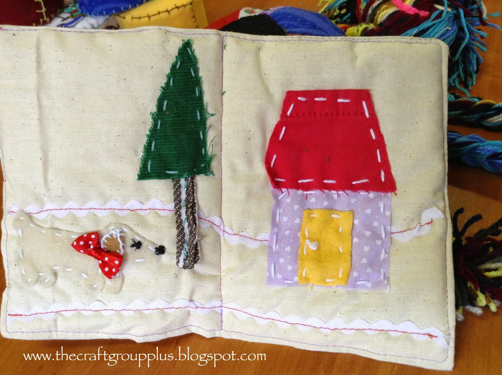 Tactile baby book by Lorraine